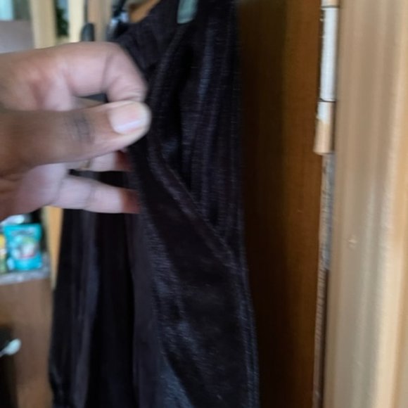 O-ring Zip Up Velvet Sweatpants Set - Picture 5 of 6